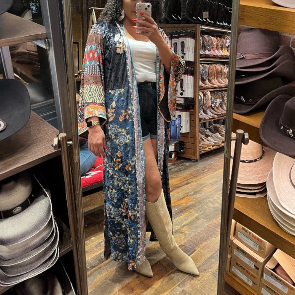 Boho Patchwork Kimono